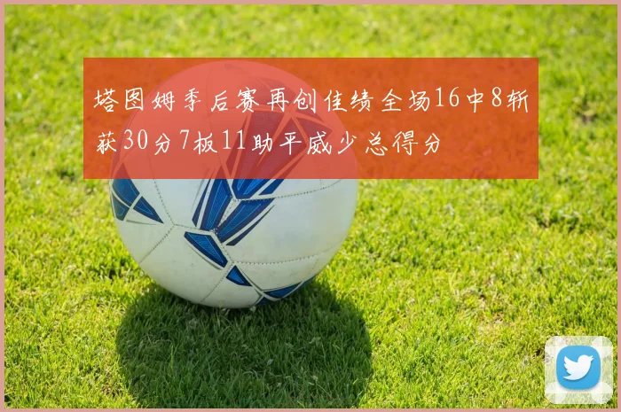 塔图姆季后赛再创佳绩全场16中8斩获30分7板11助平威少总得分