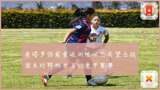 劳塔罗伤愈重返训练状态有望出战国米对阵帕尔马的意甲赛事